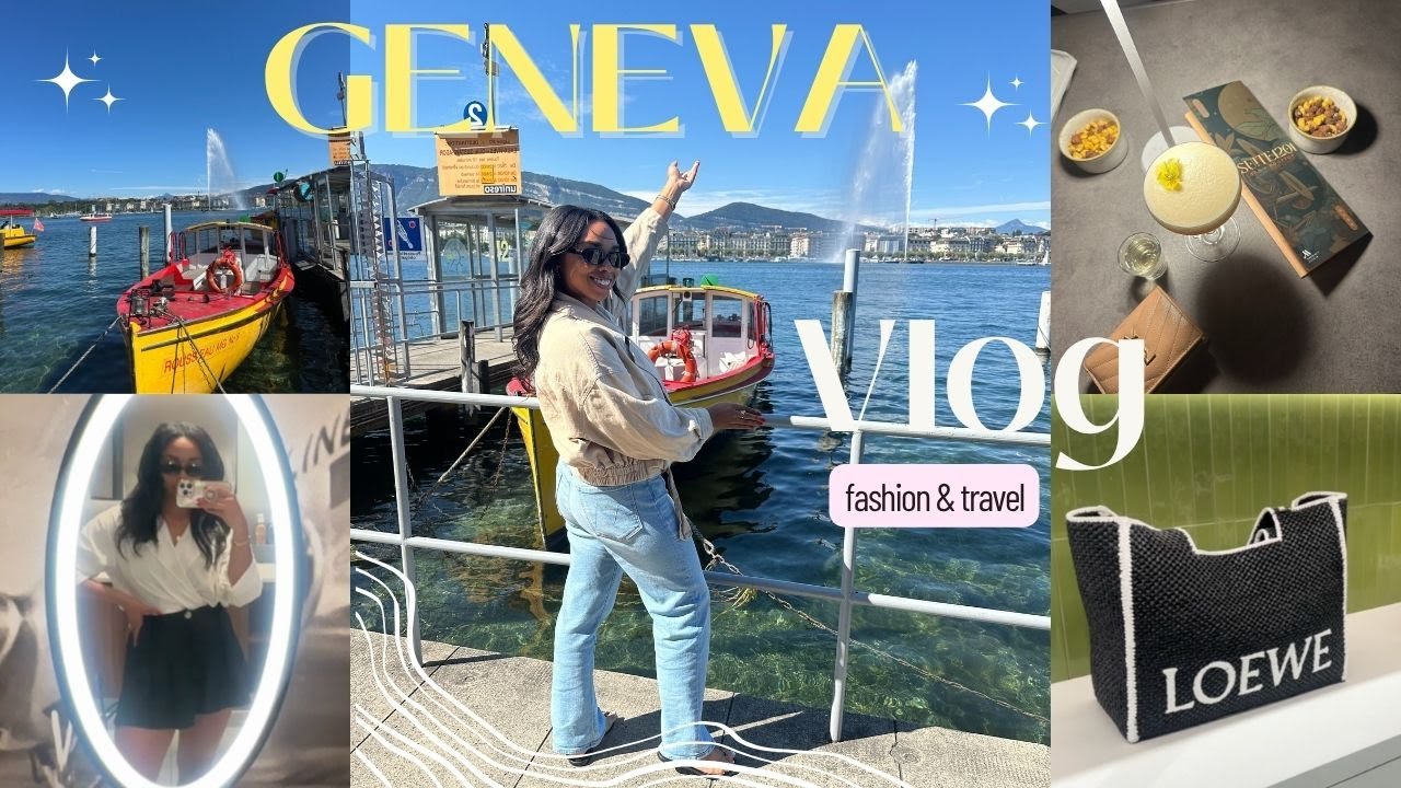 VLOG: Shopping, Fondue & Beaches  in Geneva!