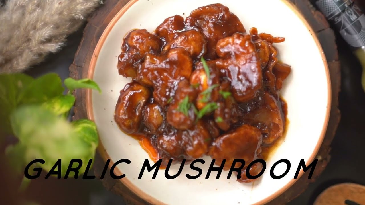Chilli Mushroom Mushroom recipe Mushroom ChilliDry| Resturant Style 55/365 days challenge 