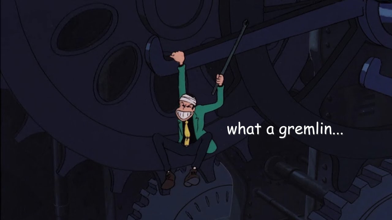 miyazaki's lupin and his big teeth