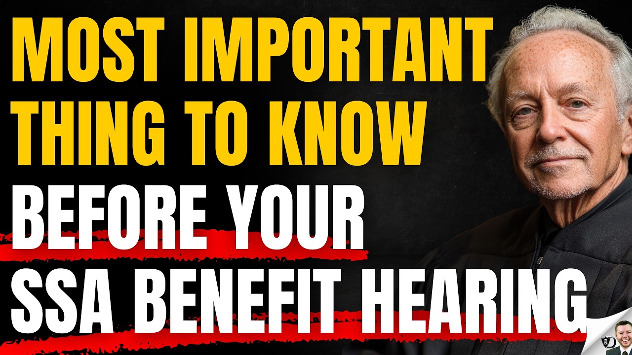 Most IMPORTANT Thing To Know Before Your Social Security Hearing