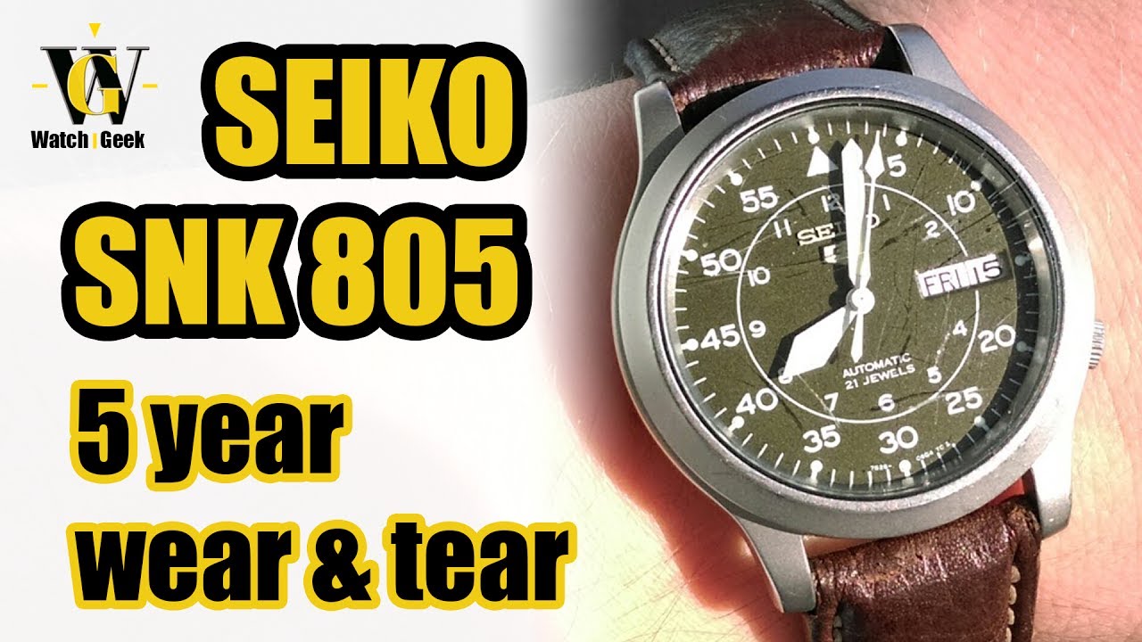 Seiko SNK805 - 5 year wear&tear - long term review