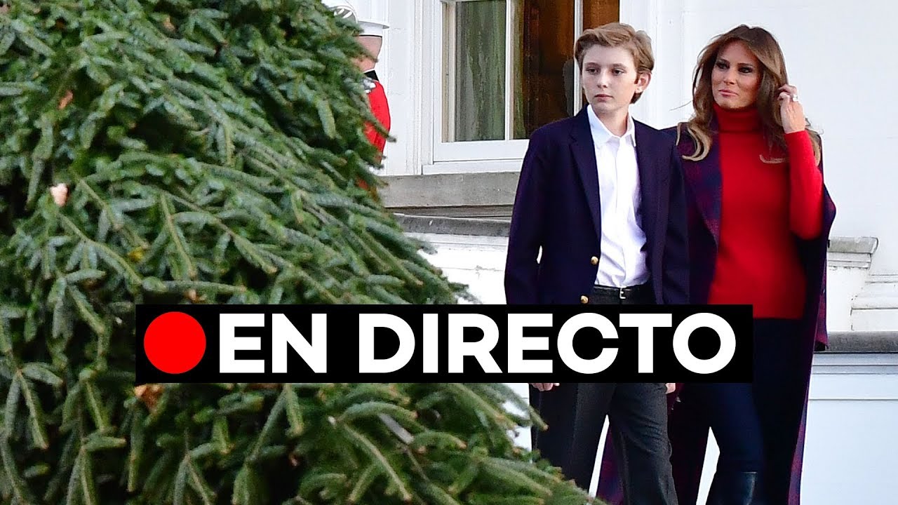 EN DIRECTO: Los Trump reciben el árbol de la Navidad en la Casa Blanca