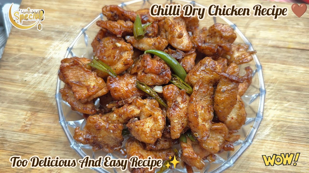 |Chilli Dry Chicken Recipe|🍗 °Too Delicious And Easy Recipe°🫶 #recipe #chickenrecipe #easyrecipe 