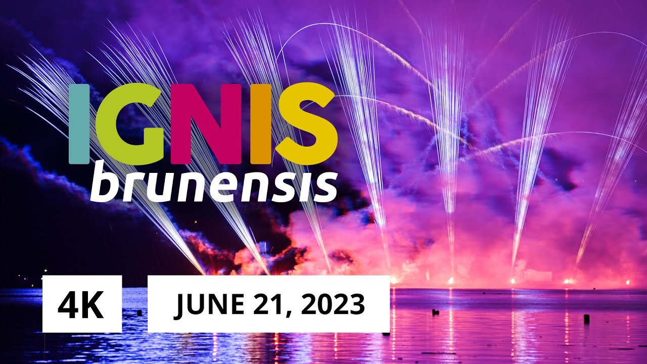 4K IGNIS BRUNENSIS 21.06.2023 | ohňostroj SWE fireworks | Brno přehrada lake | OFFICIAL VIDEO