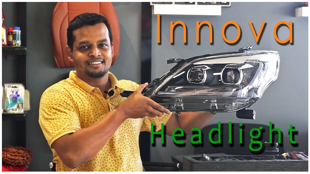 Innova Headlight Modification |Brezza android stereo | Car accessories malayalam | Kerala