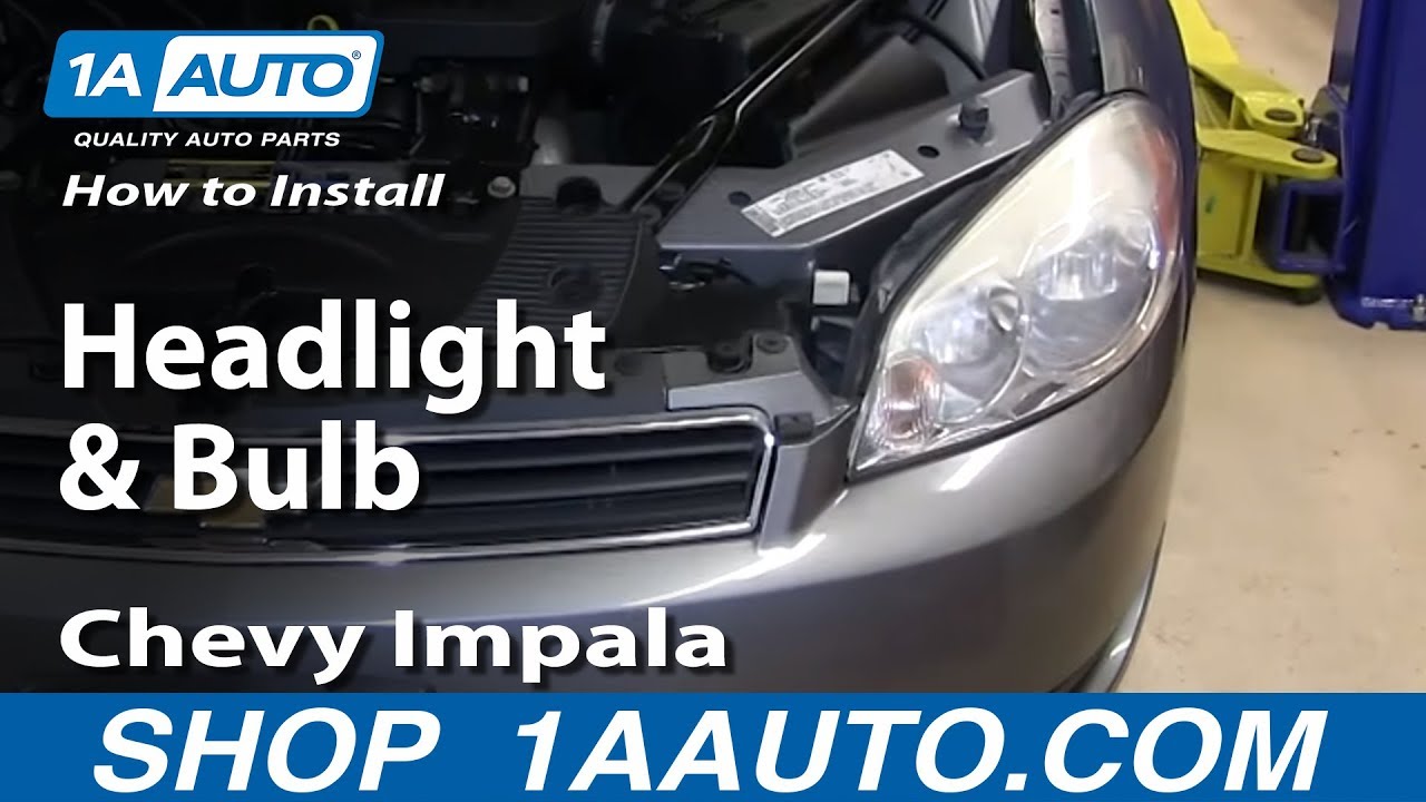 Как заменить фару на Chevrolet Impala Sedan 2013-2014 годов