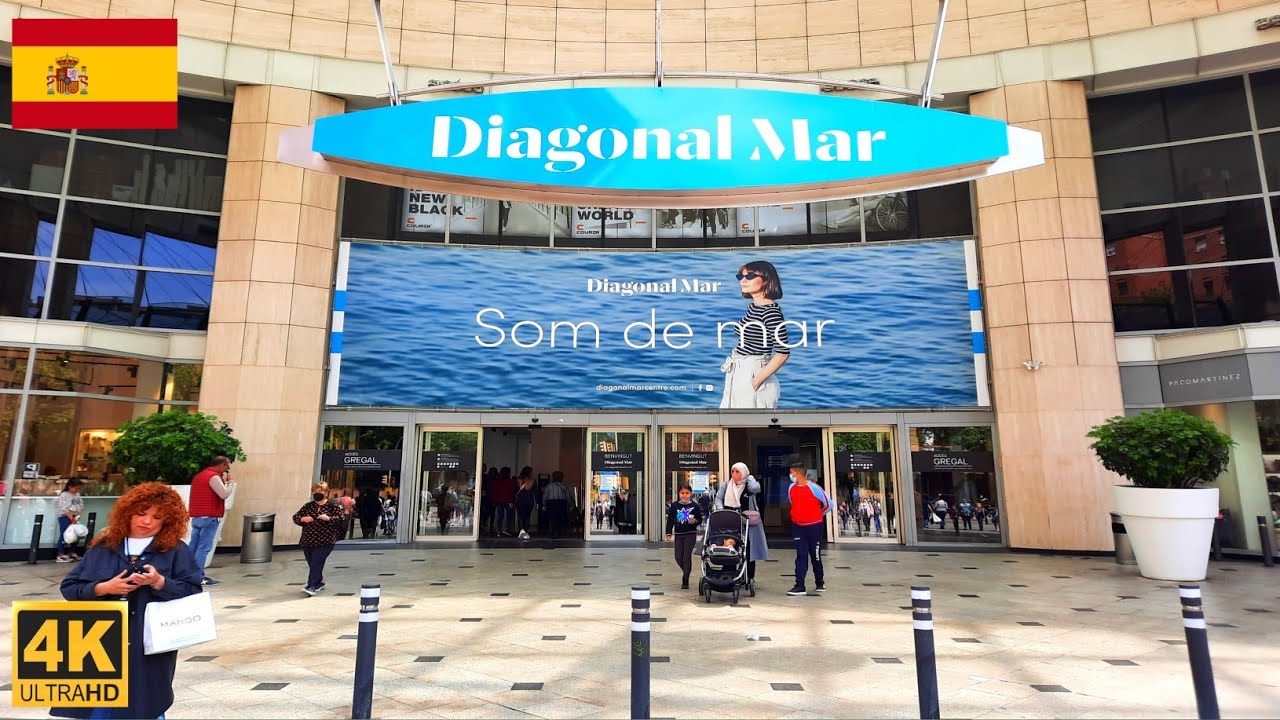 Centre Comercial Diagonal Mar-Barcelona,Spain🇪🇦-Walking Tour-2022-4k-HDR