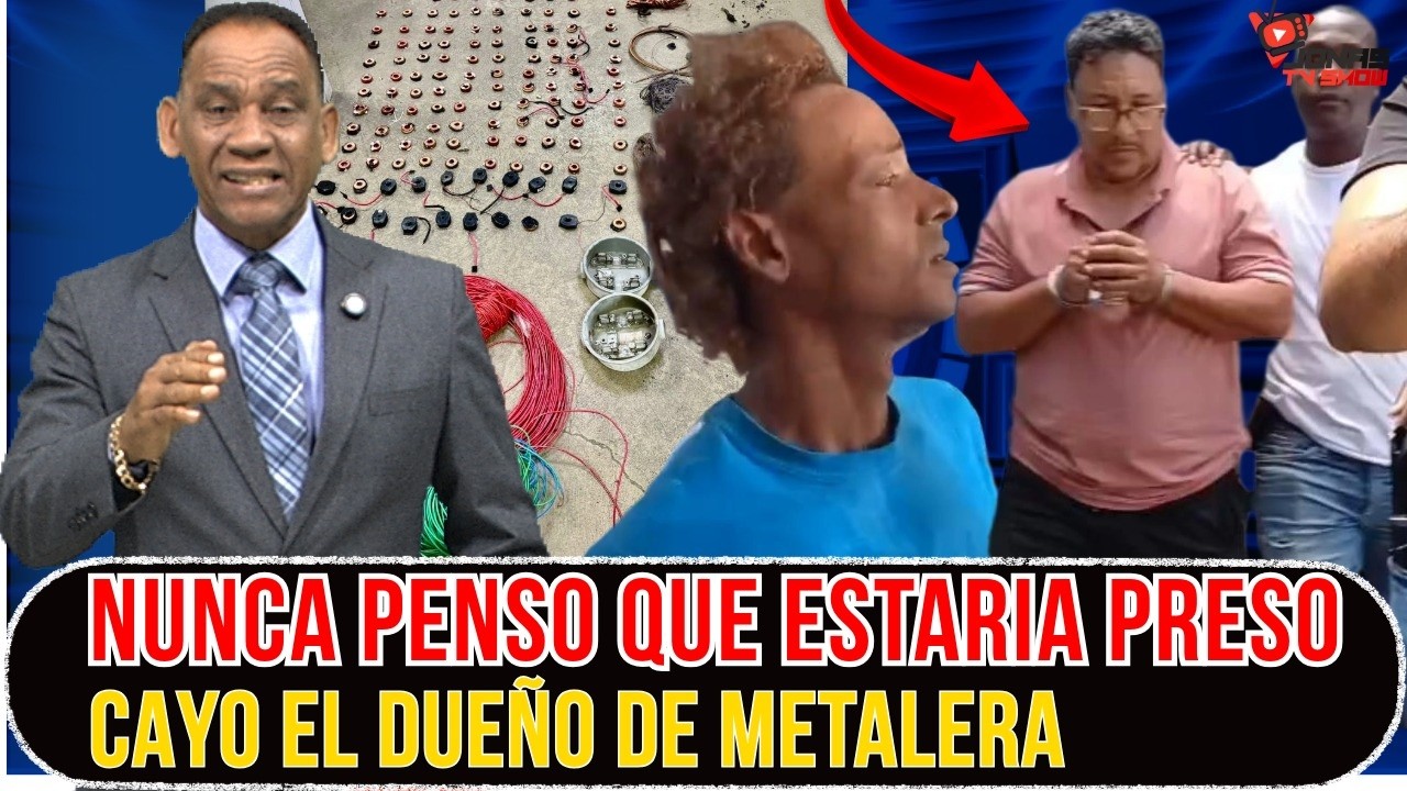 EL DUEÑO DE LA METALERA POR FIN TA PRESO EL GRAN ROBO DESMANTELADO