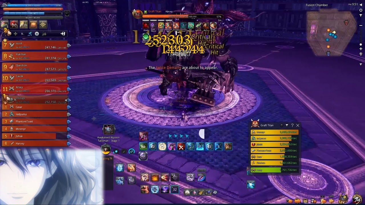 Blade and Soul [NA] Hallucination - Scarlet Conservatory Boss 1 Clear