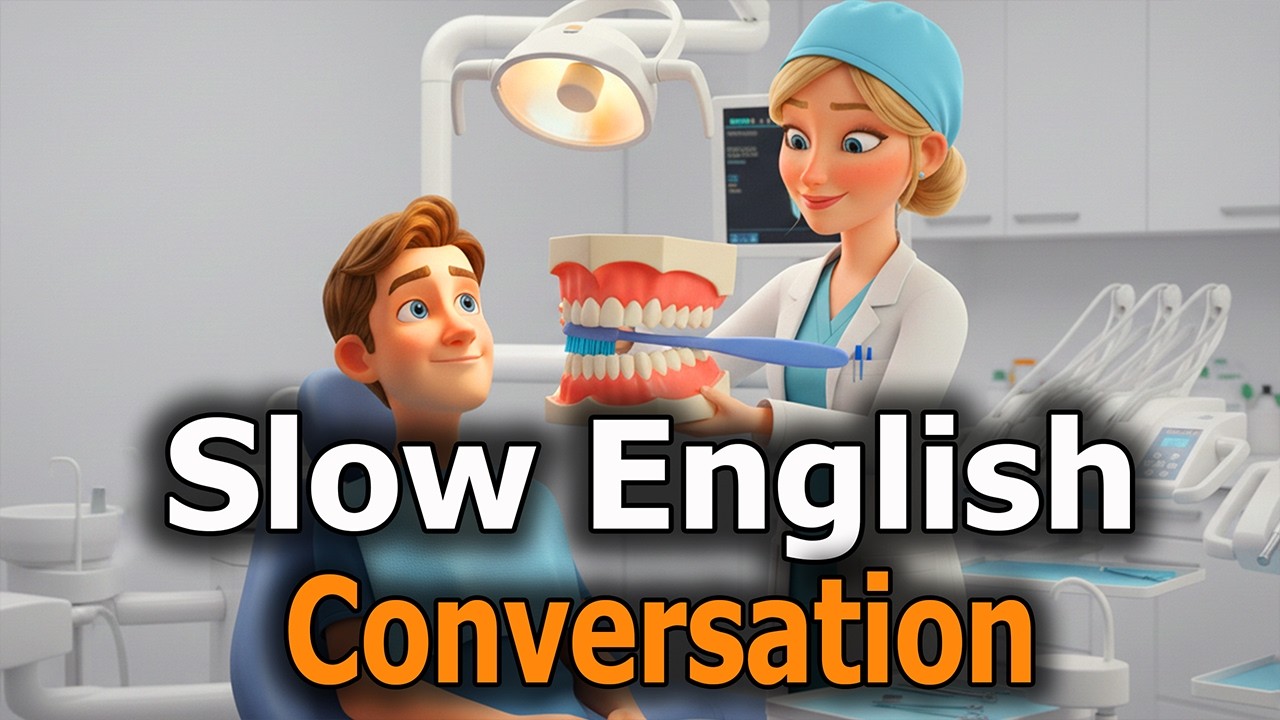 At the Dentist 🔥 Learn English by Listening 🦷 Slow English for Beginners 🎧 English Conversation  🏆