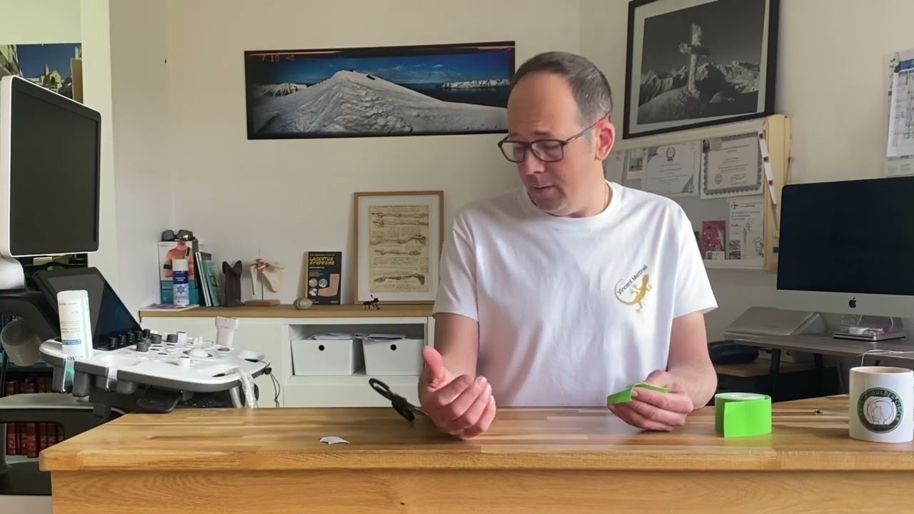 Auto-Taping pour un syndrome du Lacertus