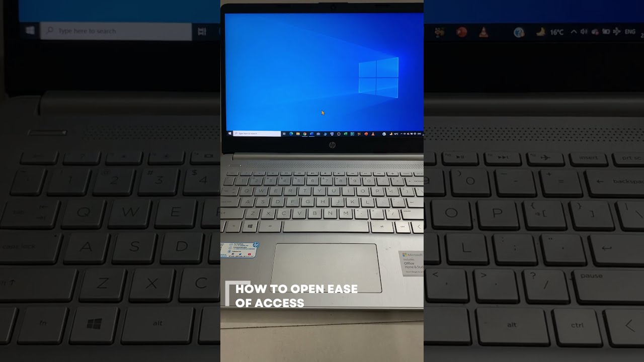 How to open ease of access in windows 10?