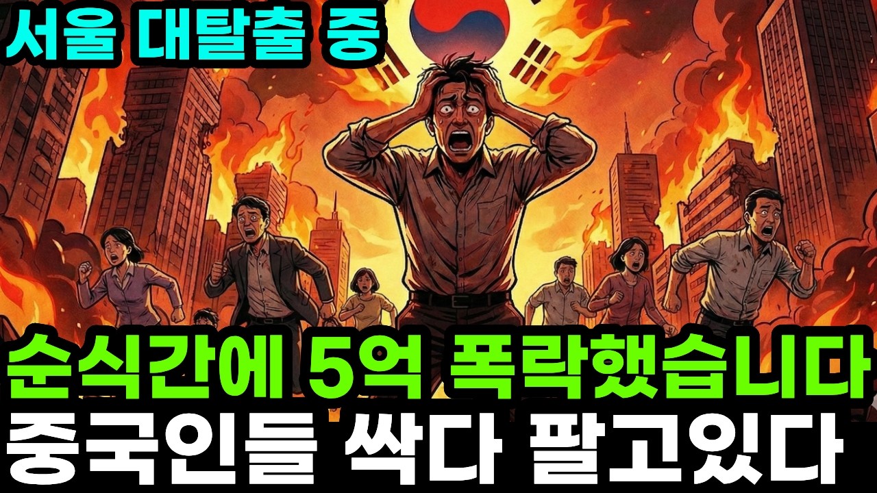 서울 부동산 대탈출 시작됐습니다 중국인들이 둔촌주공 버리고 있는 충격적인 이유