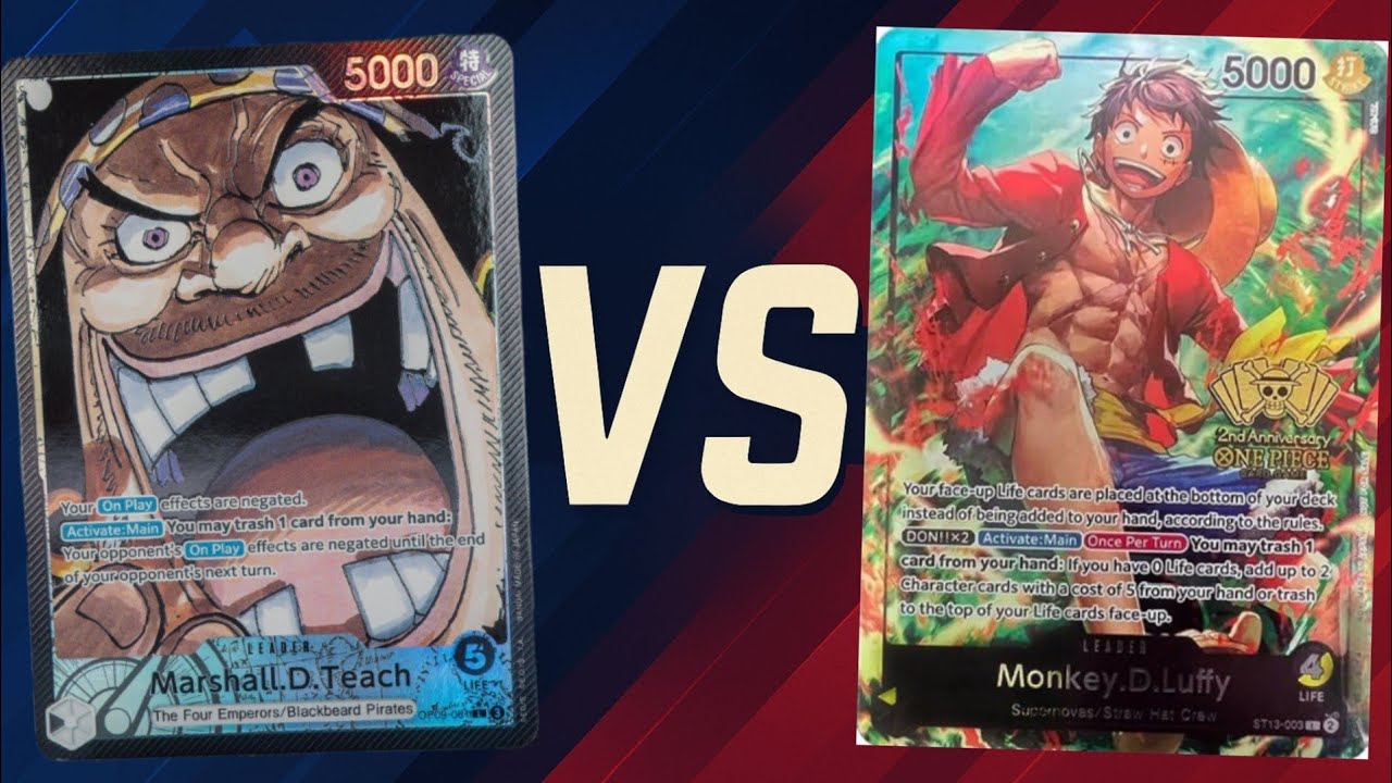 PRB2 WIN A BOX | Blackbeard VS BY Luffy 