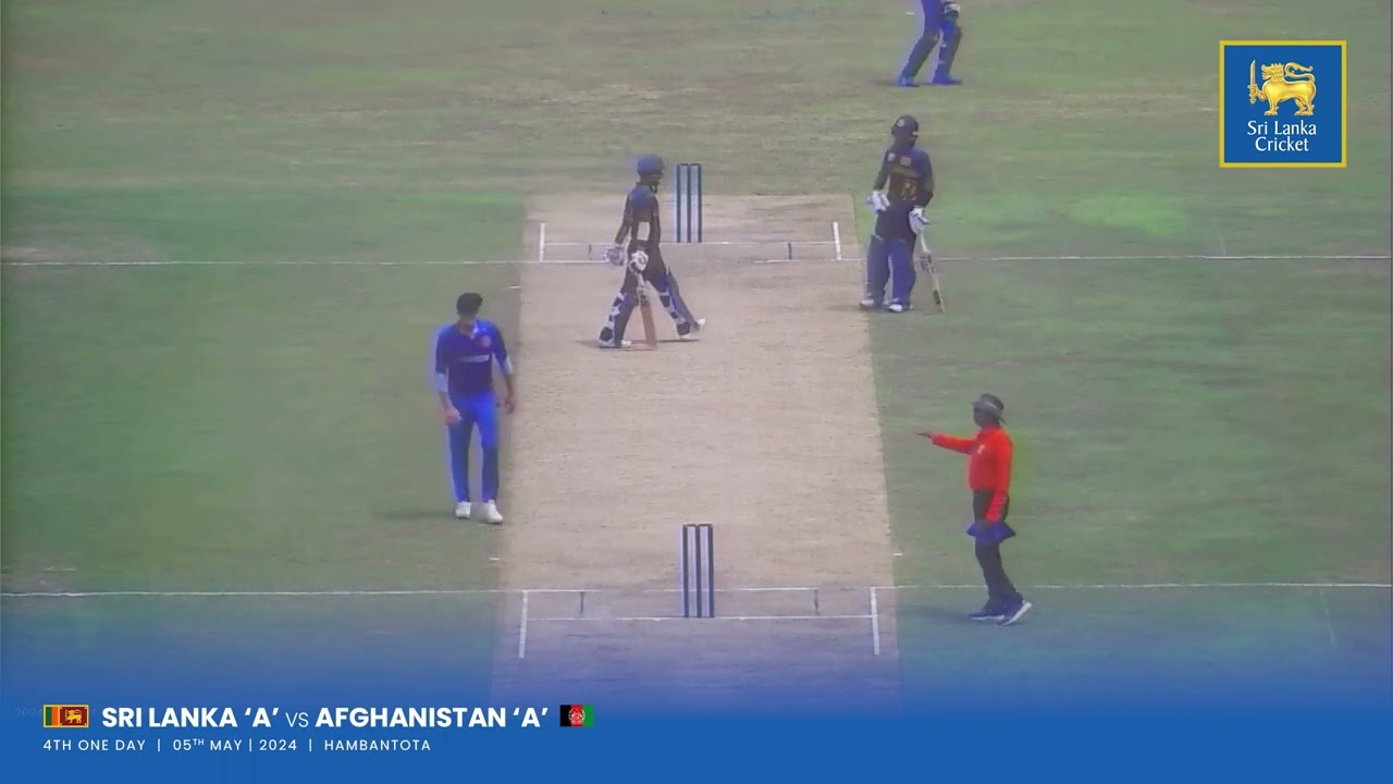 Sonal Dinusha 78 against Afghanistan 'A' | Afghanistan 'A' tour of Sri Lanka 4th One Day