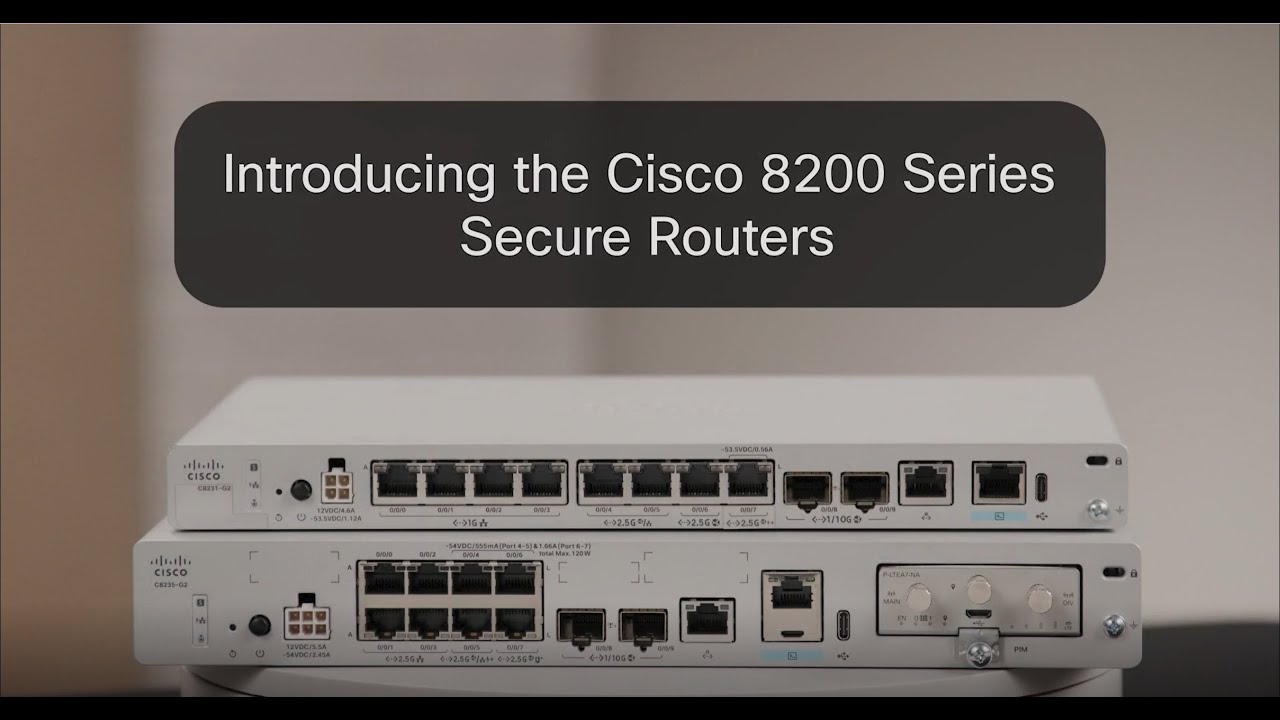 Unboxing the Cisco 8200 Secure Router