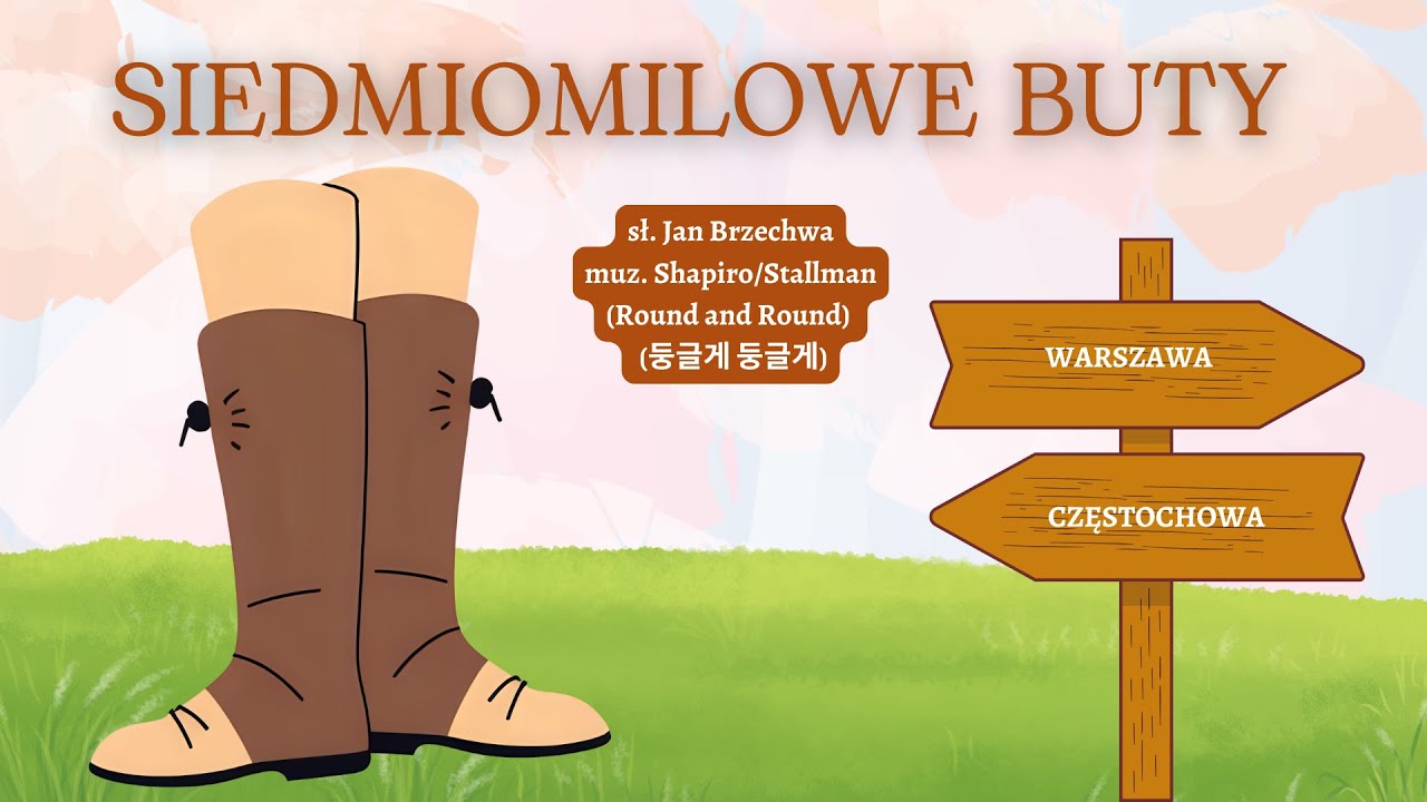 nr 257 SIEDMIOMILOWE BUTY,  JAN BRZECHWA piosenka dla dzieci, animacje, animowane utwory