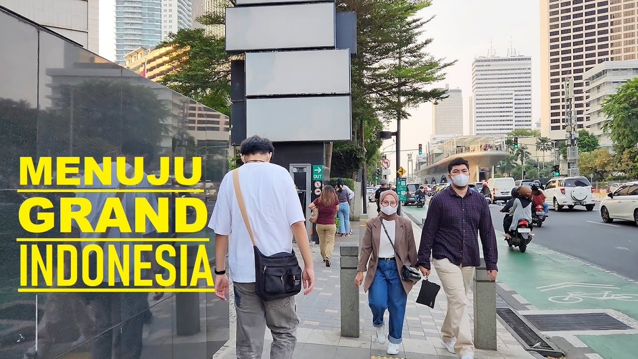 Walk to Grand Indonesia Shopping Mall from Dukuh Atas ❕ Jalan kaki ke Grand Indonesia Jakarta