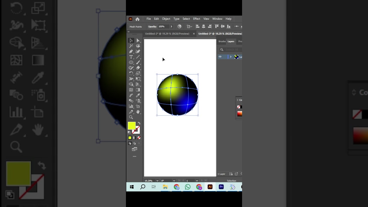 "Adobe Illustrator Mesh Tool Secrets! 🎨 | Design Like a Pro"