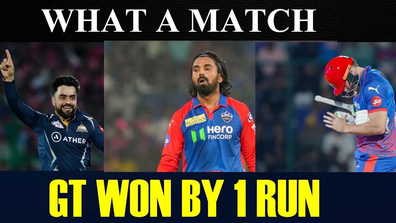 GT WON BY 1 RUN | WHAT A MATCH  | KL RAHUL SCORED 92 RUNS | RASHID - 3/17 (4) | WELL PLAYED MILLER |