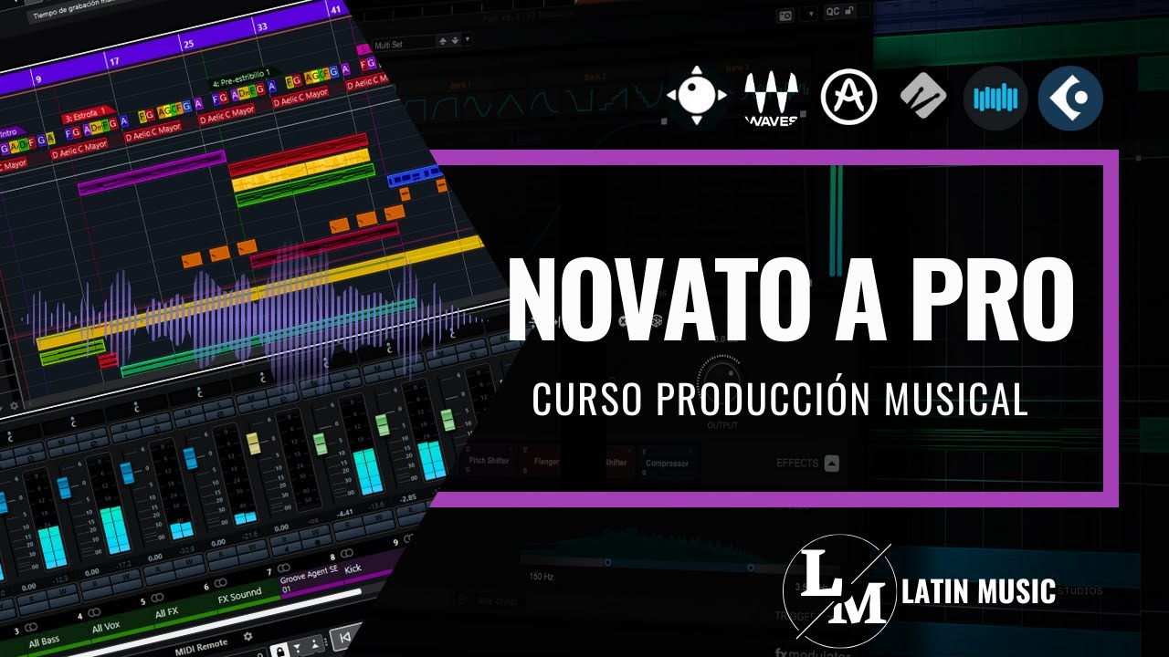 🔥💥Nuevo curso de producción musical: NOVATO A PRO🎵 Latin Music Studios