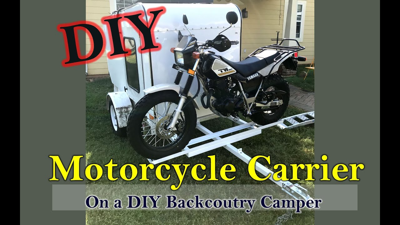 DIY Build of Motorcycle Carrier on a Backcountry Camper