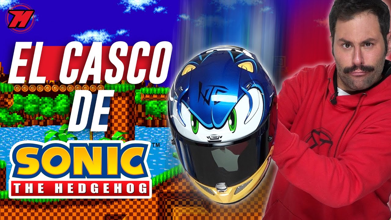 El CASCO de moto de SONIC. ¡IMPRESIONANTE! 🦔💙