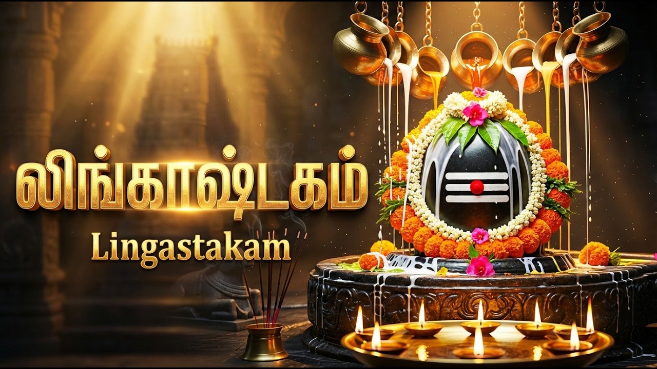 LINGASHTAKAM 🙏 | Monday Special Lord Shiva Bhakti Songs | Popular Sivan Tamil Bhakti Padalgal