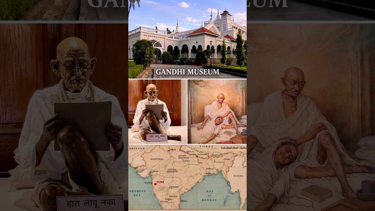 🇮🇳 Visiting the Palace Where Gandhi Was Imprisoned | Pune, India
