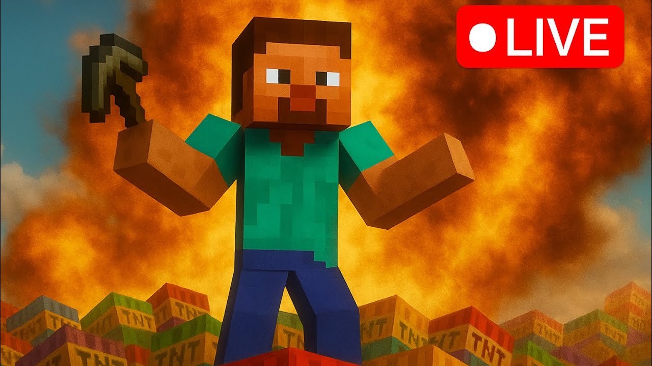 🔴 Minecraft TNT Village 