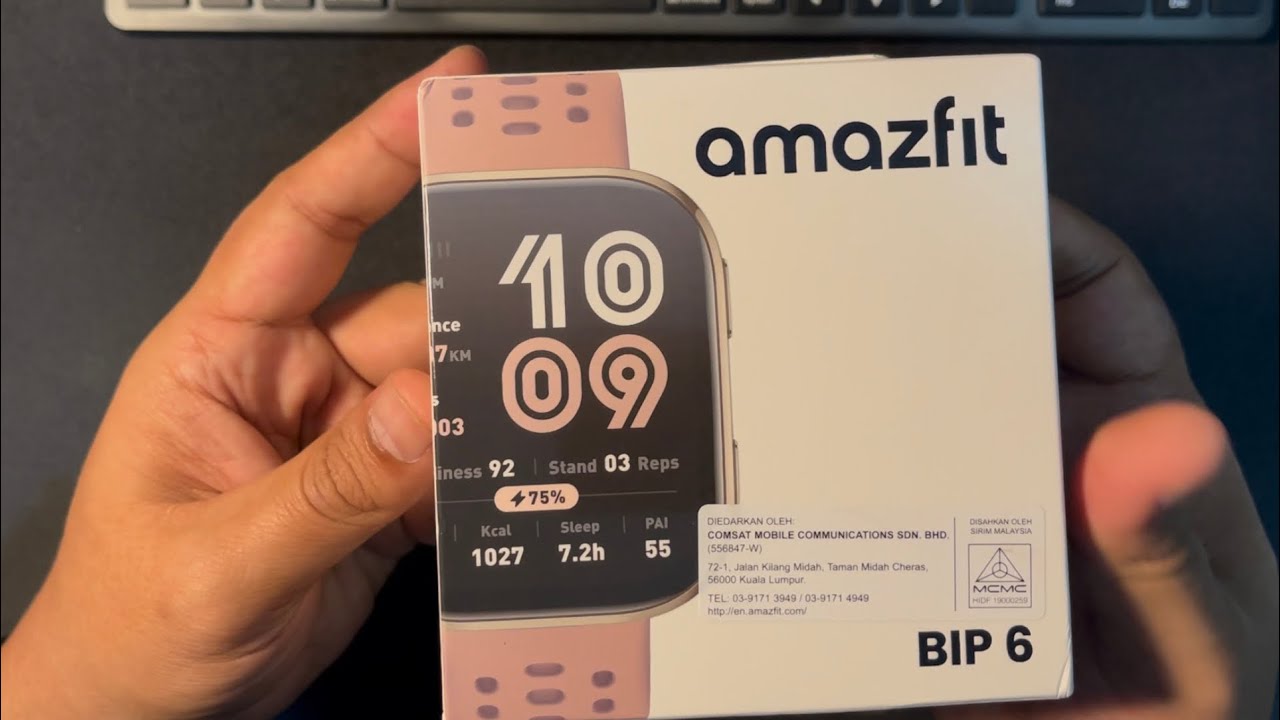 Unboxing Amazfit Bip 6 (Blush)