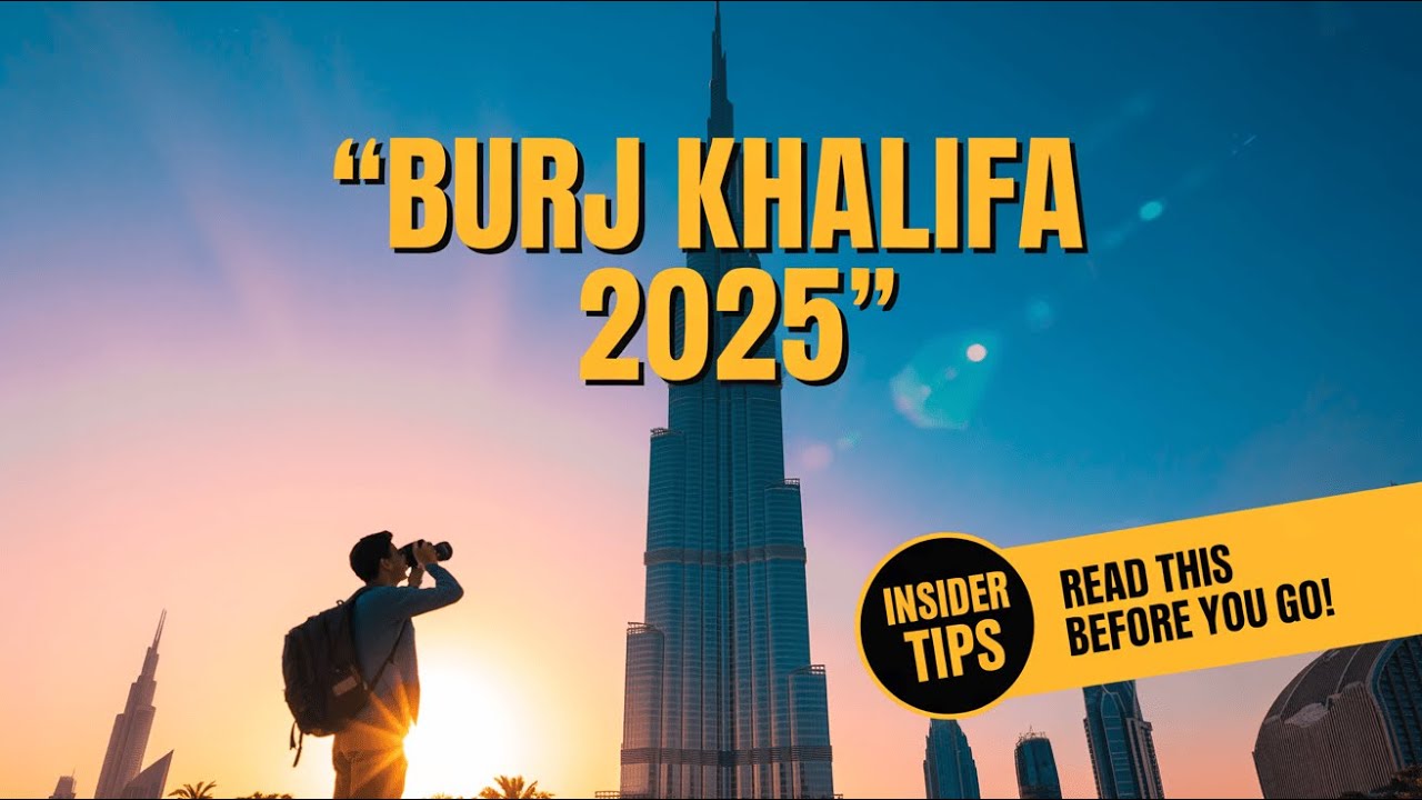 Burj Khalifa Dubai Tour 2025: Prices, Views & Must-Know Secrets. #travelguide #dubaitravel