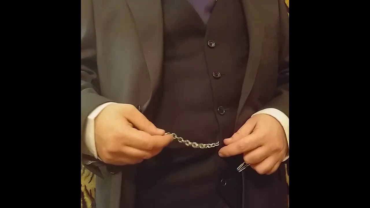 COMO USAR UN RELOJ DE BOLSILLO EN EL CHALECO