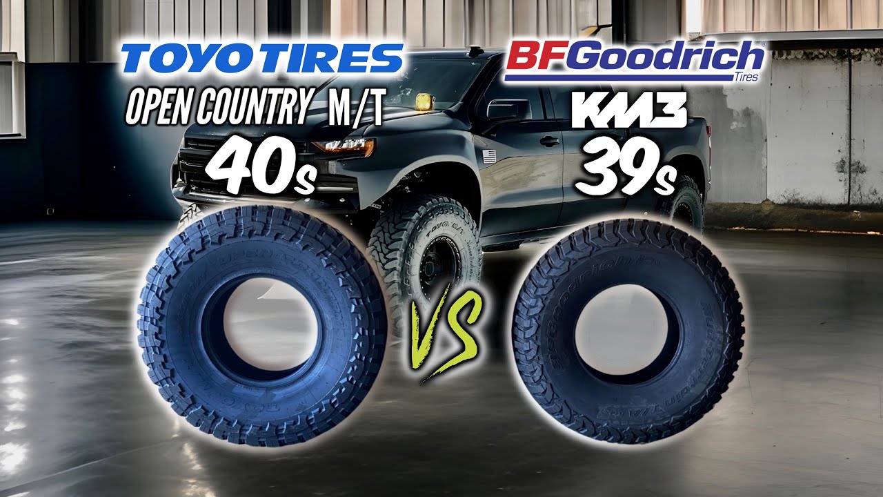 40-Inch Tires on a Silverado | Comparing Toyo Open Country MT 40" vs BFG KM3 39"