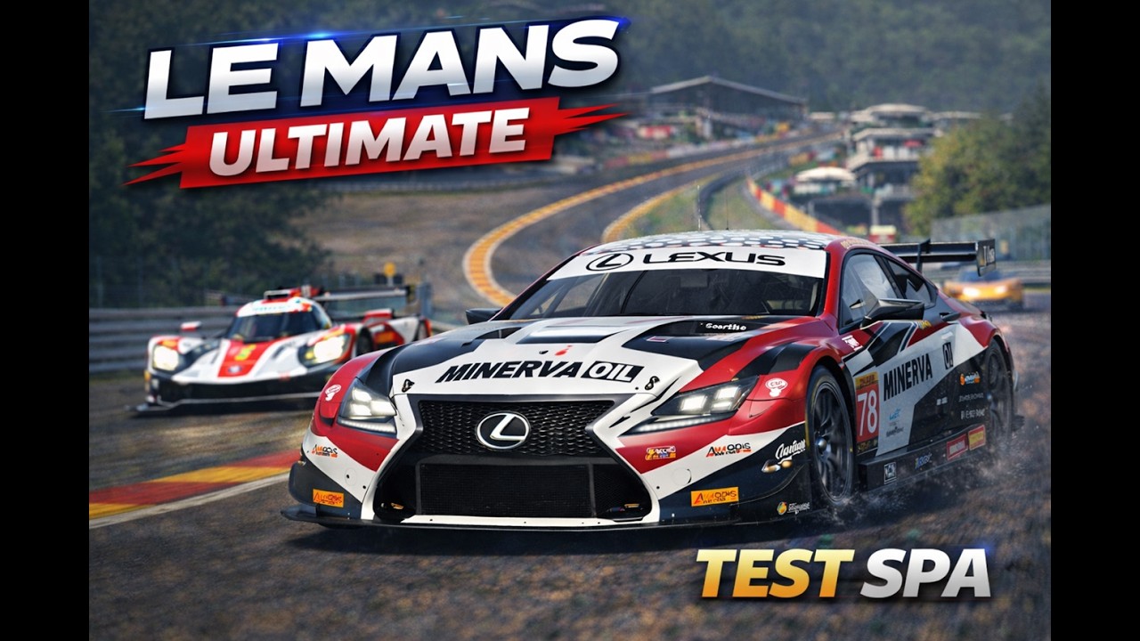 Lexus RCF GT3 | Test na Spa | First Drive | Le Mans Ultimate