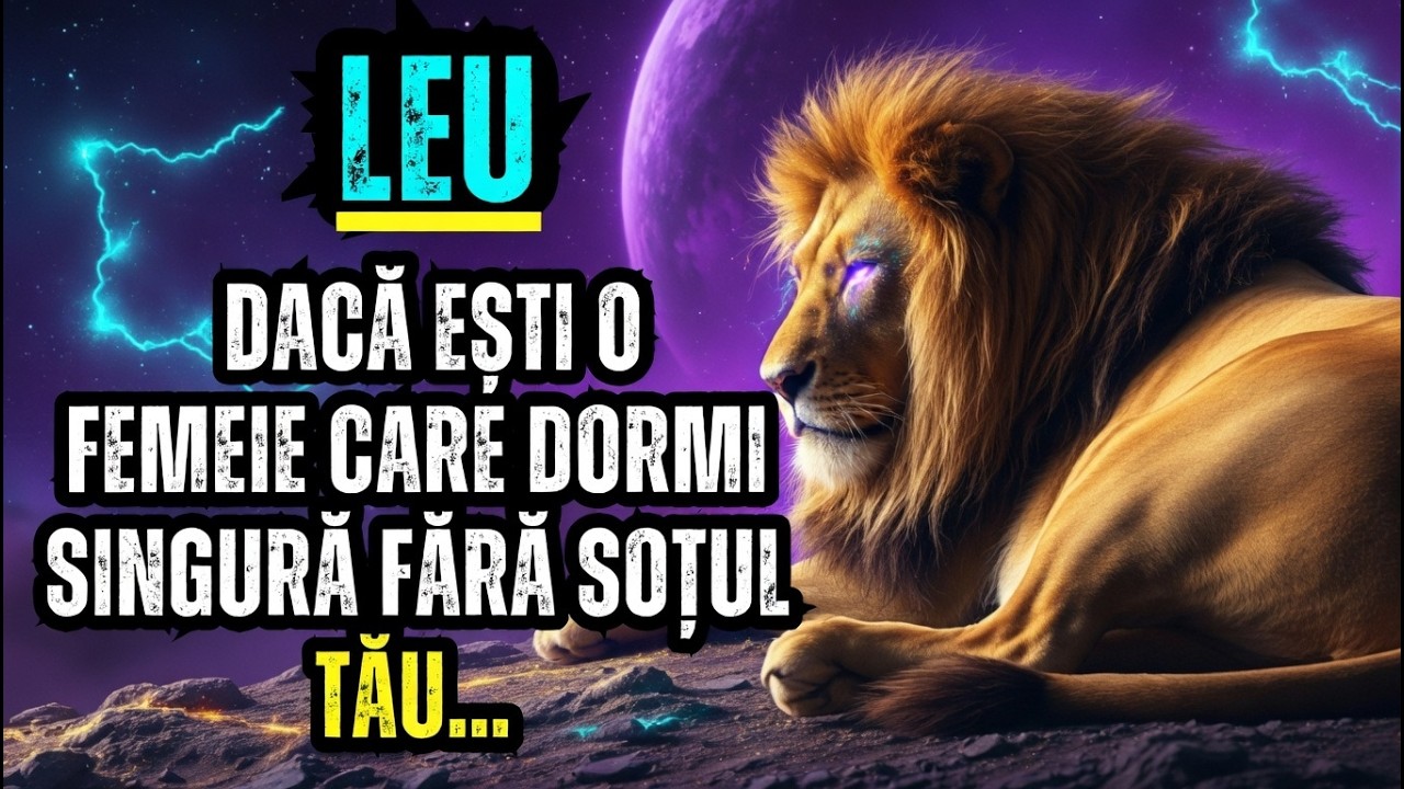 LEU - DACĂ EȘTI O FEMEIE CARE DOARME SINGURĂ FĂRĂ SOȚ... UNIVERSUL TE ALERTEAZĂ!!!