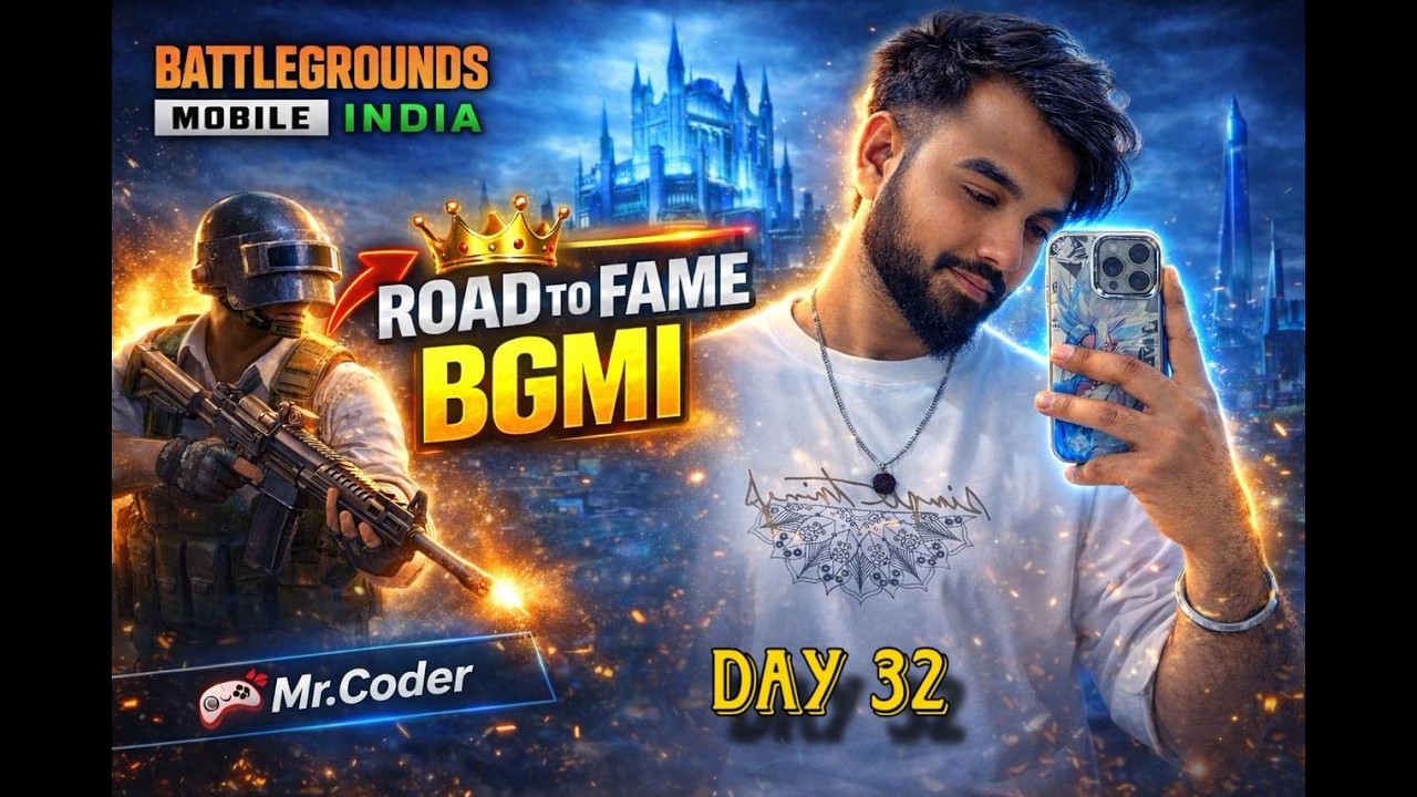 ROAD TO ACE MASTER | ROAD TO FAME DAY 32 | MR. CODER IS LIVE | BGMI LIVE