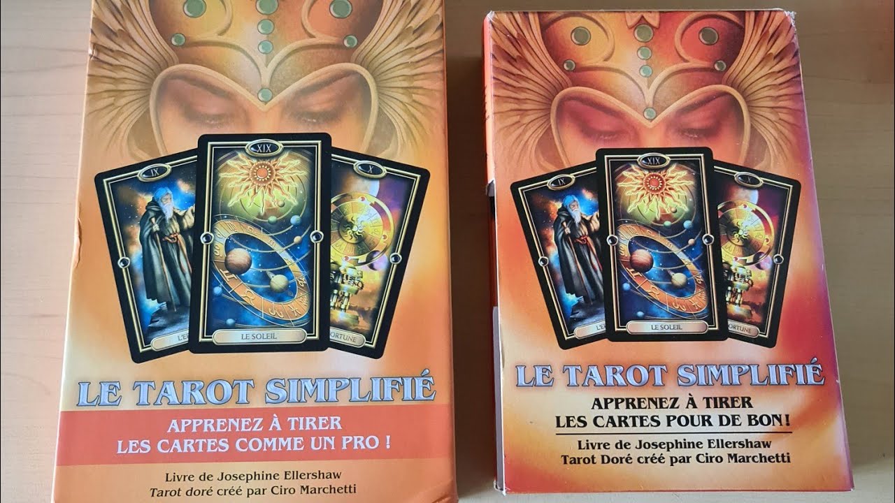 En exclu nouvelle édition du tarot simplifié Ciro M. à paraître en mai comparé à l'ancienne version