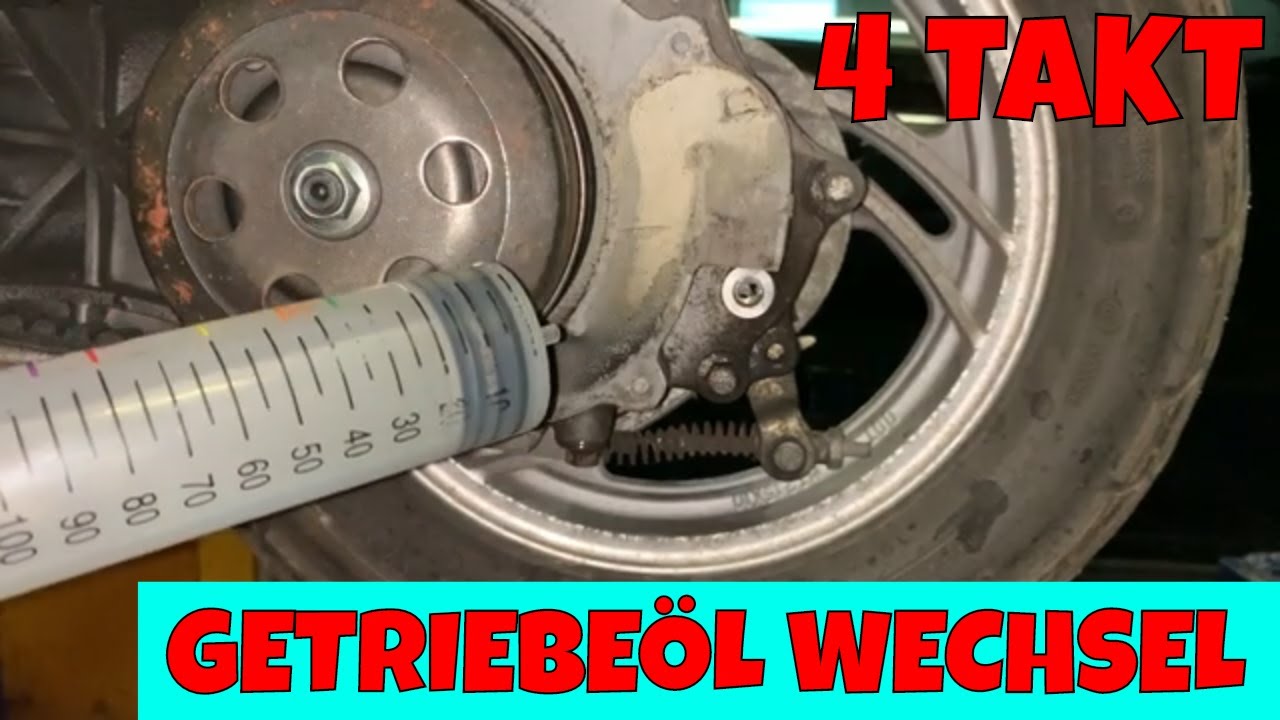 [TUTORIAL] Getriebe Öl wechseln 4 Takt Roller z.b. Rex RS 450 Baotian Jinlun Benzhou