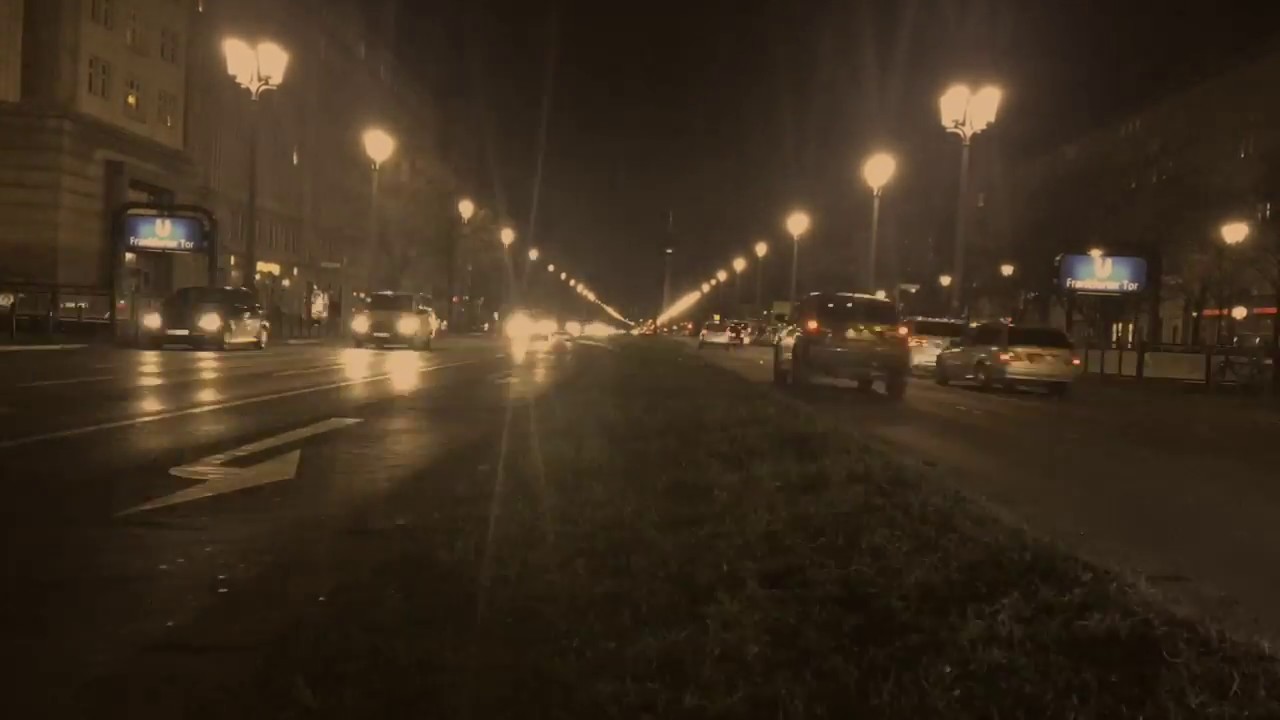 Großstadt bei Nacht (Max Haushofer)