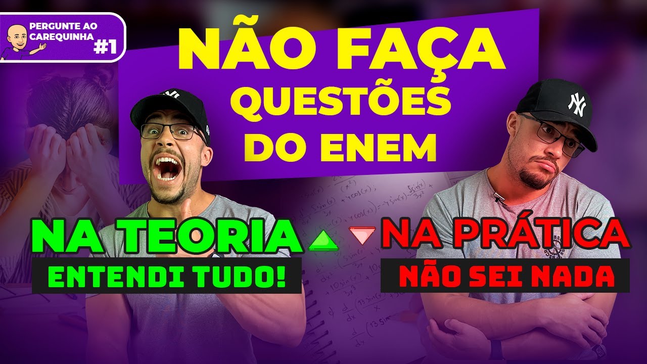 O que fazer para melhorar interpretação em matemática | Pergunte ao carequinha #01