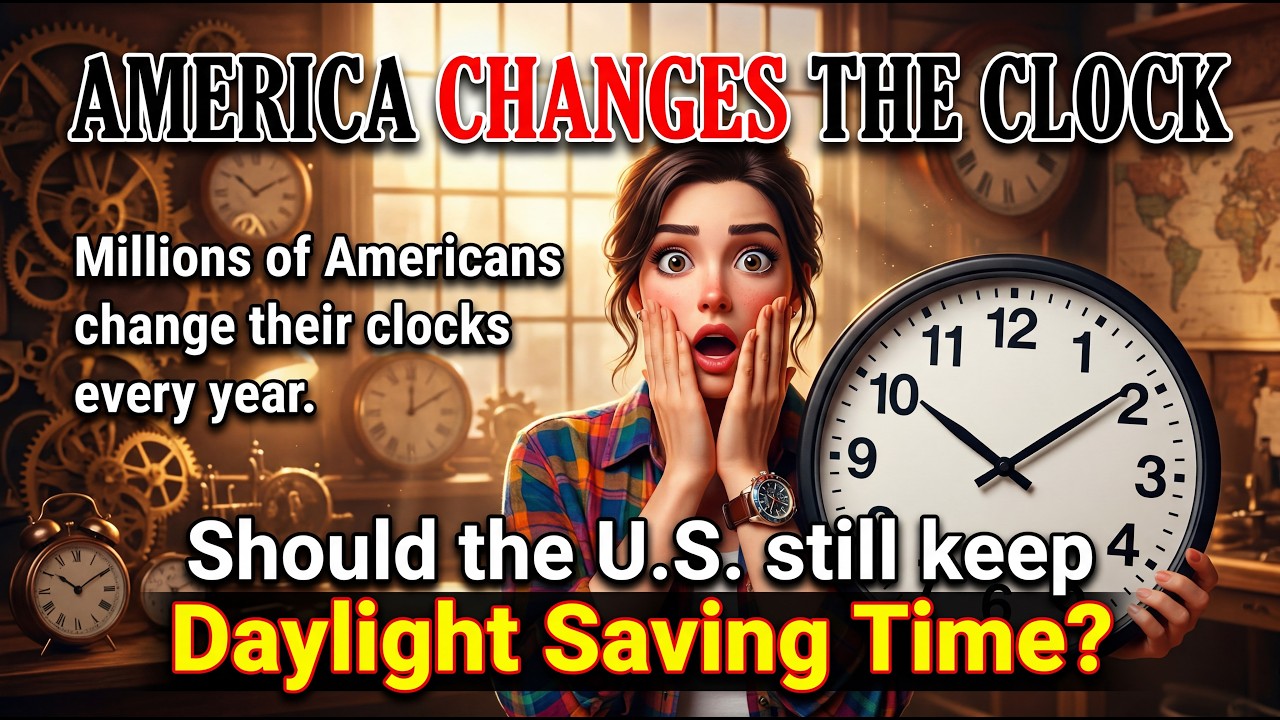 Daylight Saving Time 2026 | When Do Clocks Change in the USA? | Learn English by Stories