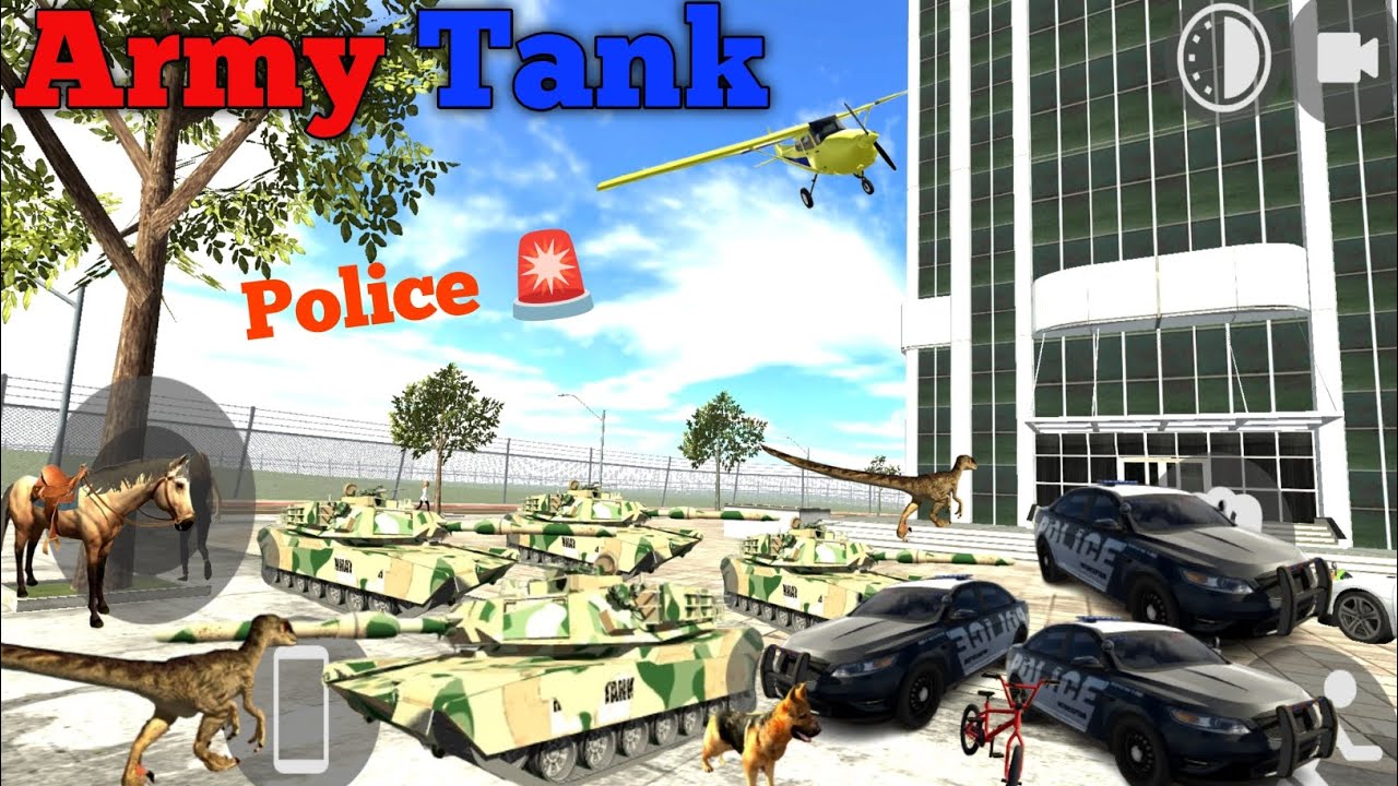 Itne saare army Tank 💂 kyu aaya/indian bike gaming video 3D #speedwalabhaiyt #army #police #gaming 