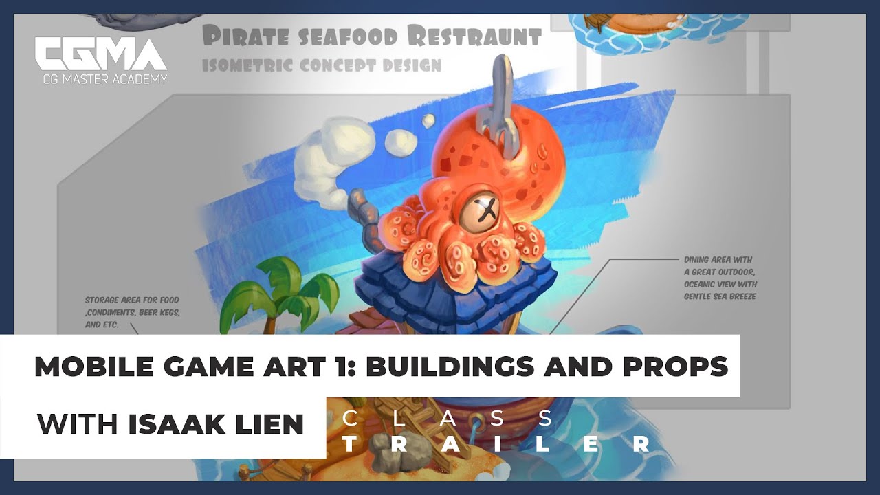 CGMA | Mobile Game Art 1: Buildings and Props - Isaak Lien
