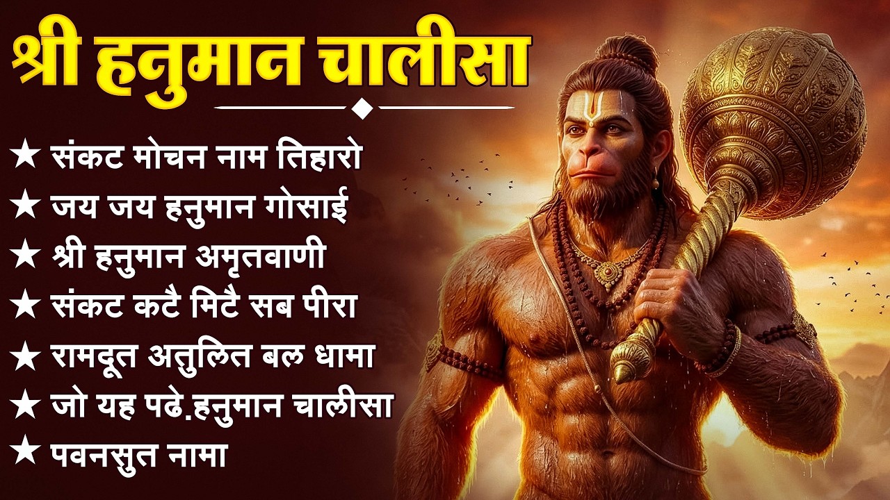श्री हनुमान चालीसा 🌺🙏 shree hanuman chalisa original video 🙏🌺 gulshan kumar hariharan full hd