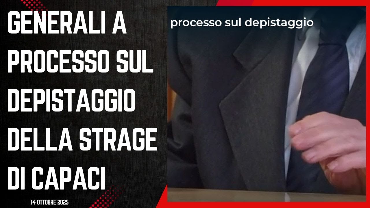 Generali a processo sul depistaggio di Capaci
