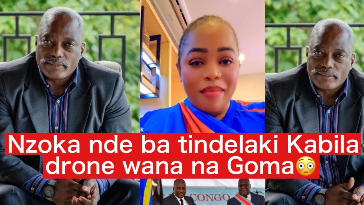 Denise Dusauchoy aye koloba pona Kabila na ba drone ebetamaki na Goma, kokamwa hein 