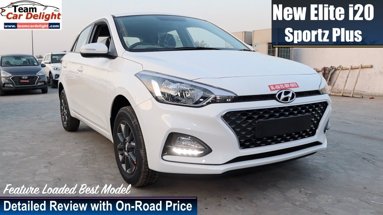 Elite i20 2019 Sportz Plus Detailed Review with On Road Price | i20 Sportz+