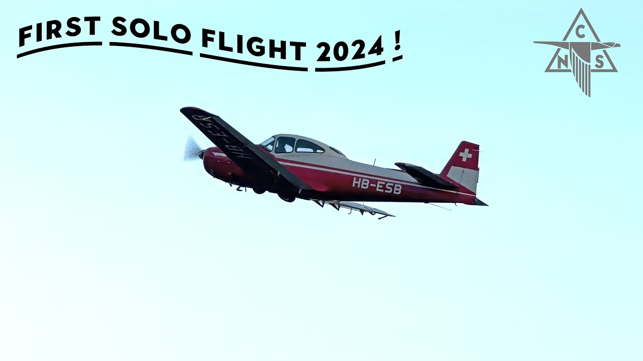 Club Navion Suisse : 1er vol solo avec le NAvion, 31 janvier 2024