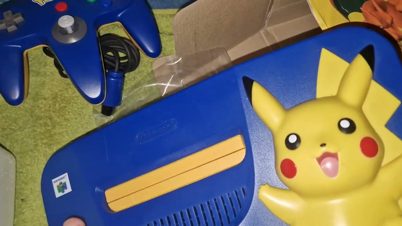 Desde 1997 me esperaba esta nintendo 64 pikachu